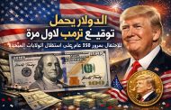 خطوة غير مسبوقة: توقيع ترمب على الدولار الأمريكي