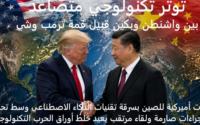 توتر تكنولوجي متصاعد بين واشنطن وبكين قبيل قمة ترمب وشي
