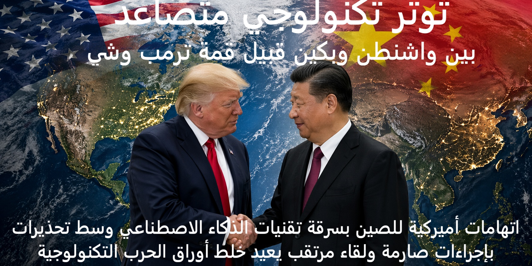 توتر تكنولوجي متصاعد بين واشنطن وبكين قبيل قمة ترمب وشي