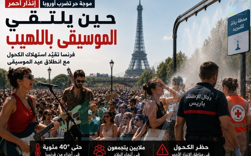حين يلتقي الموسيقى باللهيب