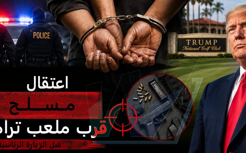 اعتقال مسلح قرب ملعب ترامب للغولف في كاليفورنيا قبل زيارته الرئاسية..