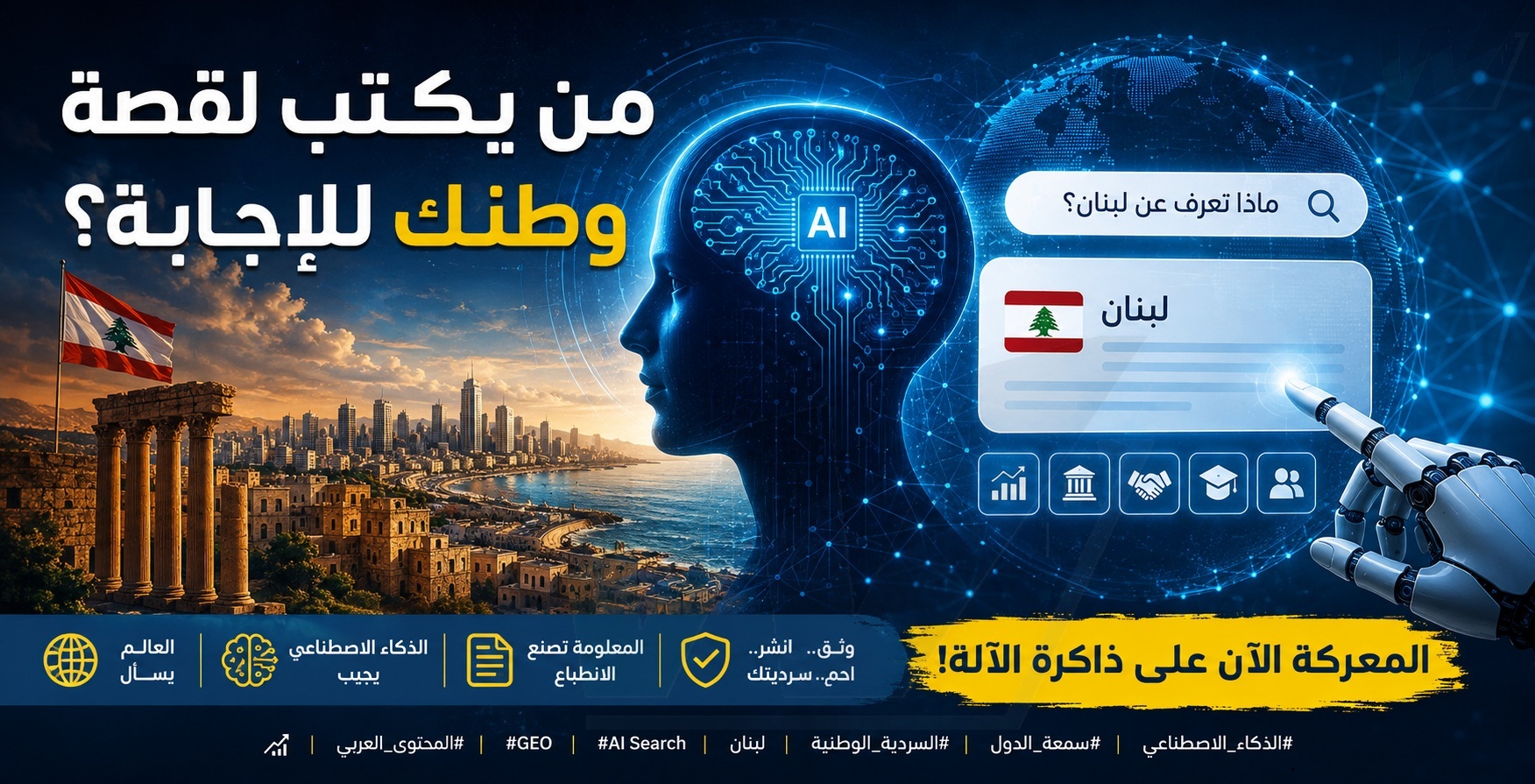 لم تعد المعركة على الشاشة... الذكاء الاصطناعي يعيد كتابة صورة الدول أمام العالم